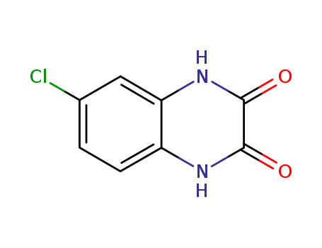 Molecular Structure of 6639-79-8 (6-CHLORO-2,3-DIOXO-1,2,3,4-TETRAHYDROQUINOXALINE)