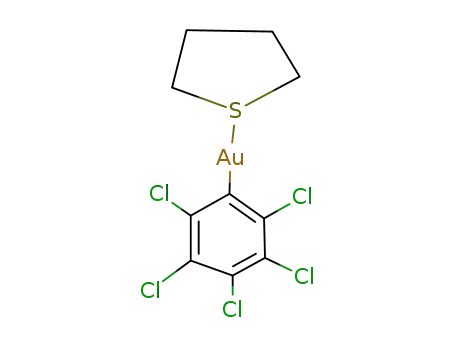 Au(I)(C6Cl5)(tetrahydrothiophene)