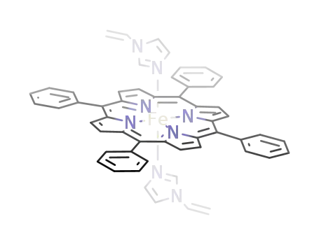 bis(1-vinylimidazole)(meso-tetraphenylporphyrinato)iron(II)