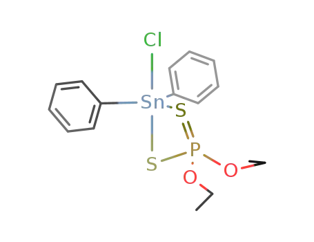 (C6H5)2SnCl(SSP(OC2H5)2)