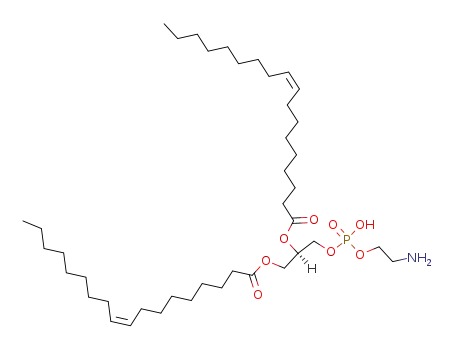Molecular Structure of 4004-05-1 (1,2-DIOLEOYL-SN-GLYCERO-3-PHOSPHOETHANOLAMINE)
