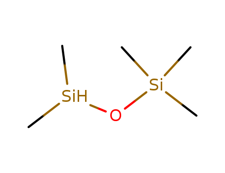 1438-82-0,PENTAMETHYLDISILOXANE,Disiloxane,pentamethyl- (6CI,7CI,8CI,9CI);1,1,1,3,3-Pentamethyldisiloxane;1,1,3,3,3-Pentamethyldisiloxane;Dimethyl(trimethylsiloxy)silane;Dimethyl(trimethylsilyloxy)silane;Pentamethyldisiloxane;Trimethylsiloxydimethylsilane;