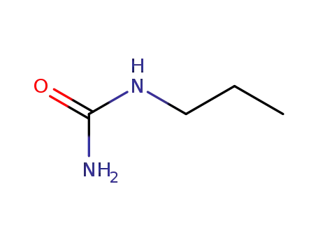 Molecular Structure of 627-06-5 (N-Propylurea)