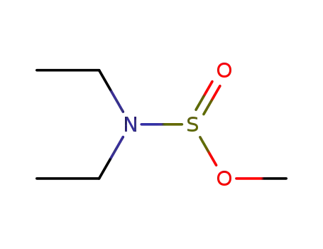 Molecular Structure of 21954-69-8 (Amidosulfurous acid, diethyl-, methyl ester)