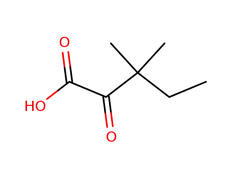 Molecular Structure of 34906-91-7 (3,3-dimethyl-2-oxopentanoic acid)