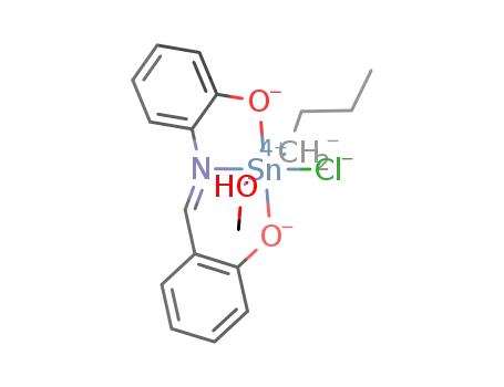 [Sn(n-Bu)Cl(2-([(2-hydroxyphenyl)imino]methyl)phenolato)(methanol)]