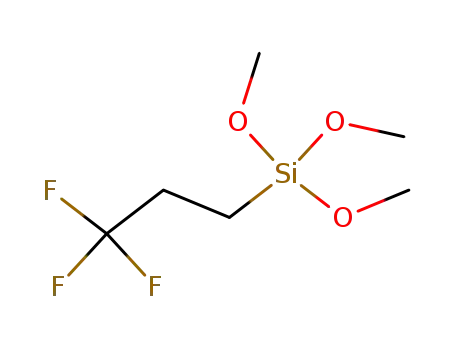 Molecular Structure of 429-60-7 ((3,3,3-TRIFLUOROPROPYL)TRIMETHOXYSILANE)