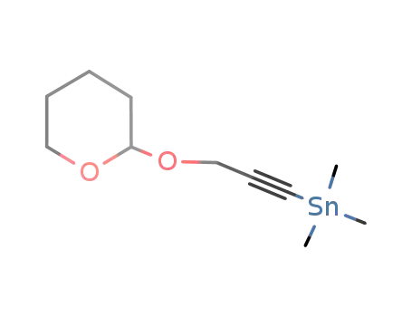 2-(1-trimethylstannyl-3-propynyloxy) tetrahydropyran