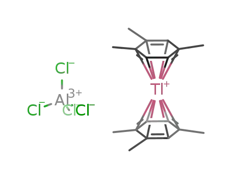 di-μ-tetrachloroaluminato-1κCl,1κCl':2κCl,2κCl''-bis(bis(η(6)-1,2,4-trimethylbenzene)thallium)