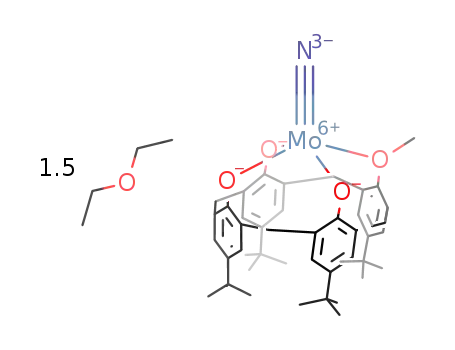 [(calix[4]arene monomethyl ether)nitridomolybdenum(VI)]-diethyl ether (1:1.5)
