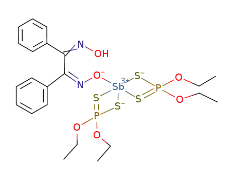 Sb((C6H5)2C2N2(OH)O)(S2P(OC2H5)2)2