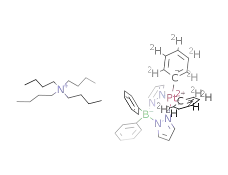 [(Ph2B(pyrazolyl)2)Pt(C6D5)2][NBu4]