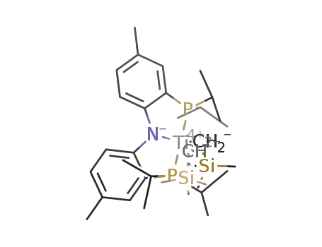 (N-[2-P(CHMe2)2-4-methylphenyl]2(1-))Ti=CHSiMe3(CH2SiMe3)