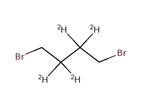 Molecular Structure of 52089-63-1 (1,4-DIBROMOBUTANE-2,2,3,3-D4)