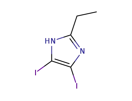 2-ethyl-4,5-diiodo-1H-imidazole