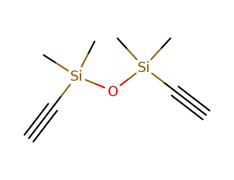Molecular Structure of 4180-02-3 (1,3-Diethynyltetramethyldisiloxane)