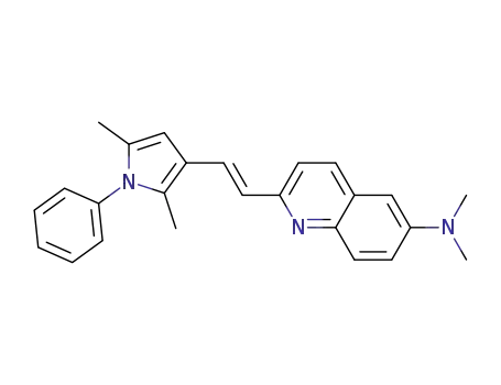 N,N-Dimethyl-2-((E)-2-(2,5-dimethyl-1-phenyl-1H-pyrrol-3-yl)vinyl)quinolin-6-amine