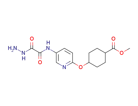 methyl cis-4-[5-[(hydrazinecarbonylformyl)amino]pyridin-2-yl]oxycyclohexane-1-carboxylate