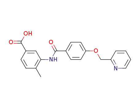 4-methyl-3-(4-(pyridin-2-ylmethoxy)benzamido)benzoic acid