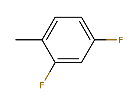 Molecular Structure of 452-76-6 (2,4-Difluorotoluene)
