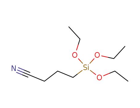 Molecular Structure of 1067-47-6 (3-CYANOPROPYLTRIETHOXYSILANE)