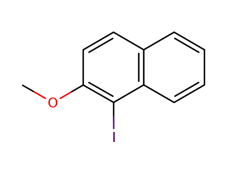 Molecular Structure of 32721-21-4 (1-Iodo-2-methoxynaphthalene)