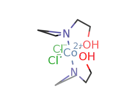 cis-(bis[chlorido-(2-(1-aziridinyl)ethanol-κ2-N,O)])cobalt(II)