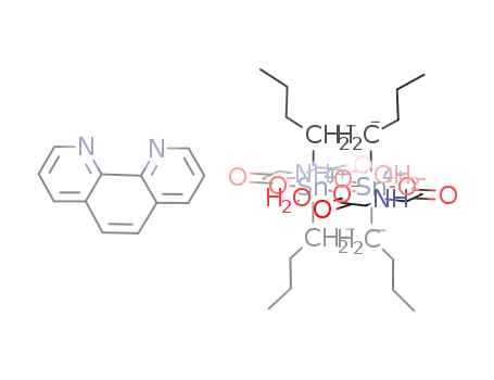 (di-n-butyltin(iminodiacetate)(H2O))2*1,10-phenanthroline