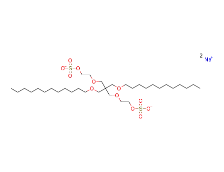 disodium 5,5-bis(dodecyloxymethyl)-3,7-dioxa-1,9-nonadiyl disulfate