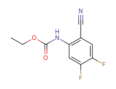 ethyl 2-cyano-4,5-difluorophenylcarbamate
