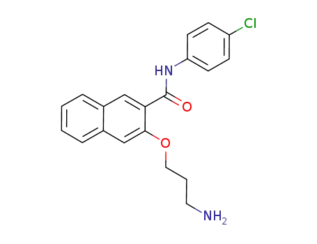 3-(3-aminopropoxy)-N-(4-chlorophenyl)-2-naphthamide