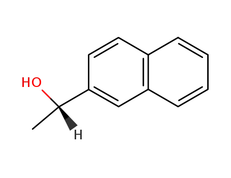Molecular Structure of 27544-18-9 ((S)-(-)-ALPHA-METHYL-2-NAPHTHALENEMETHANOL)