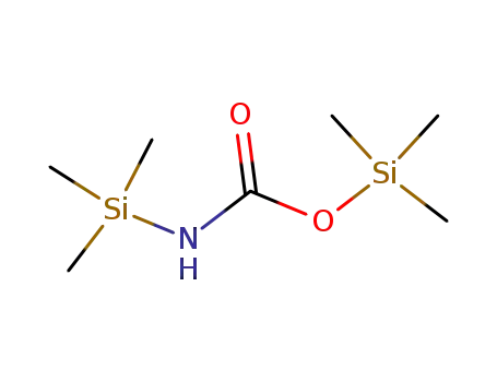 Molecular Structure of 35342-88-2 (N,O-BIS(TRIMETHYLSILYL)CARBAMATE)