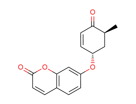 7-((1S,5S)-5-methyl-4-oxocyclohex-2-enyloxy)-2H-chromen-2-one