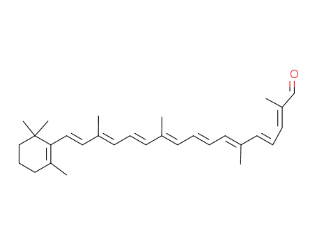 Molecular Structure of 1107-26-2 (BETA-APO-8'-CAROTENAL (TRANS))