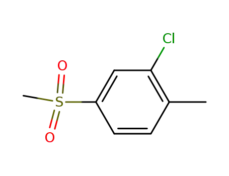 4-methylsulfonyl-1-methyl-2-chlorobenzene