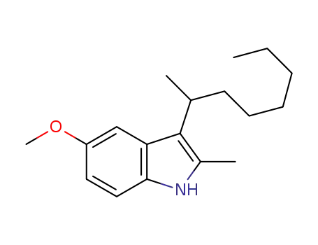 5-methoxy-2-methyl-3-(1-methylheptyl)-1H-indole