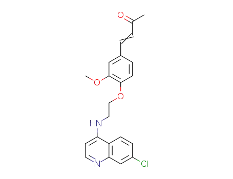 4-{4-[2-(7-chloroquinolin-4-ylamino)ethoxy]-3-methoxyphenyl}but-3-en-2-one