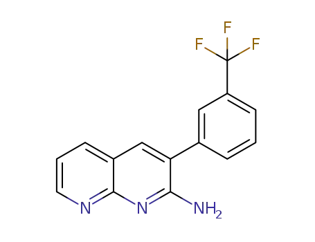 3-[3-(trifluoromethyl)phenyl][1,8]naphthyridin-2-amine