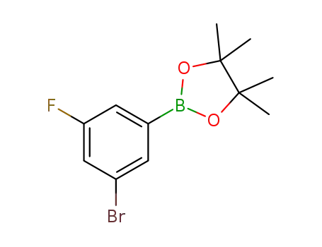 2-(3-bromo-5-fluorophenyl)-4,4,5,5-tetramethyl-1,3,2-dioxaborolane