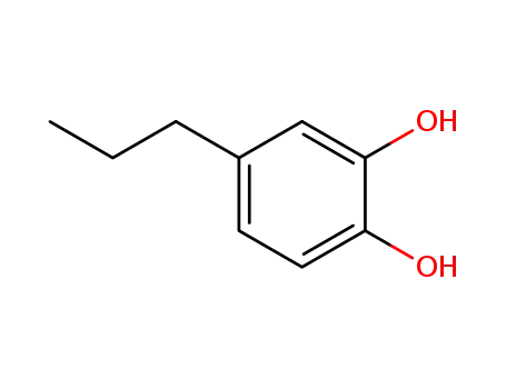 Molecular Structure of 2525-02-2 (4-propylcatechol)