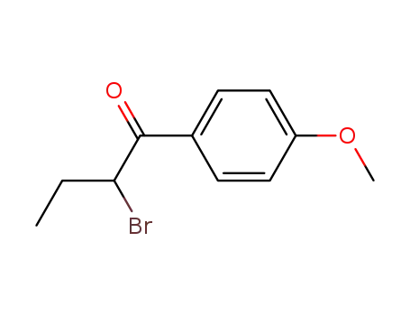Molecular Structure of 881-43-6 (1-(4-METHOXYPHENYL)-1-OXO-2-BROMOBUTANE)
