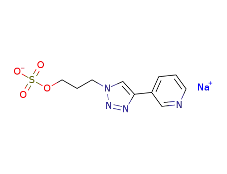 sodium 3-[4-(pyridin-3-yl)-1H-1,2,3-triazol-1-yl]propyl sulfate