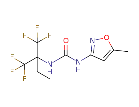 1-[1,1-bis(trifluoromethyl)propyl]-3-(5-methylisoxazol-3-yl)urea