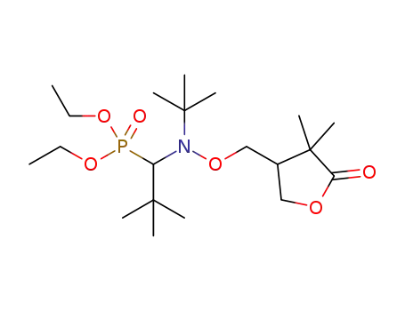 diethyl (1-(tert-butyl((4,4-dimethyl-5-oxotetrahydrofuran-3-yl)methoxy)amino)-2,2-dimethylpropyl)phosphonate