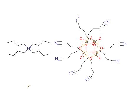 tetra-n-butylammonium octakis(3-cyanopropyl)octasilsesquioxane fluoride