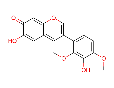 6-hydroxy-3-(3-hydroxy-2,4-dimethoxyphenyl)-7H-chromen-7-one