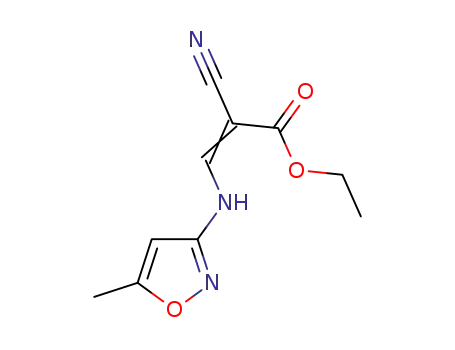 ethyl 2-cyano-3-(5-methylisoxazol-3-ylamino)acrylate