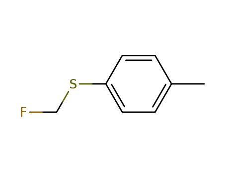 Molecular Structure of 65325-64-6 (Benzene, 1-[(fluoromethyl)thio]-4-methyl-)