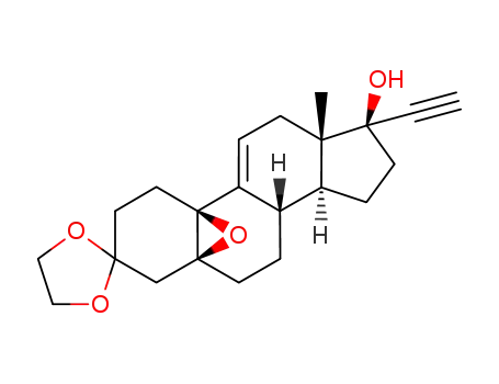 3,3-(ethylenedioxy)-17α-ethynyl-17β-hydroxy-5β,10β-epoxyestr-9(11)-ene